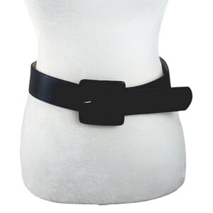 Leatherock Vintage Large Buckle Leather Belt‎